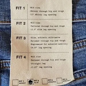 rag bone Jeans Rag Bone Fit Mid Rise Slim Fit Authentic